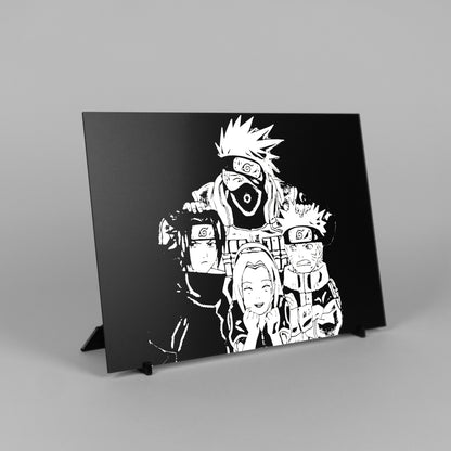 Naruto Team 7 Epry Aluminium Bild.