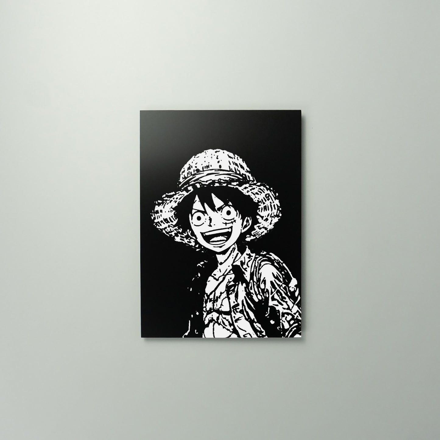Monkey D Ruffy Epry Aluminium Bild.