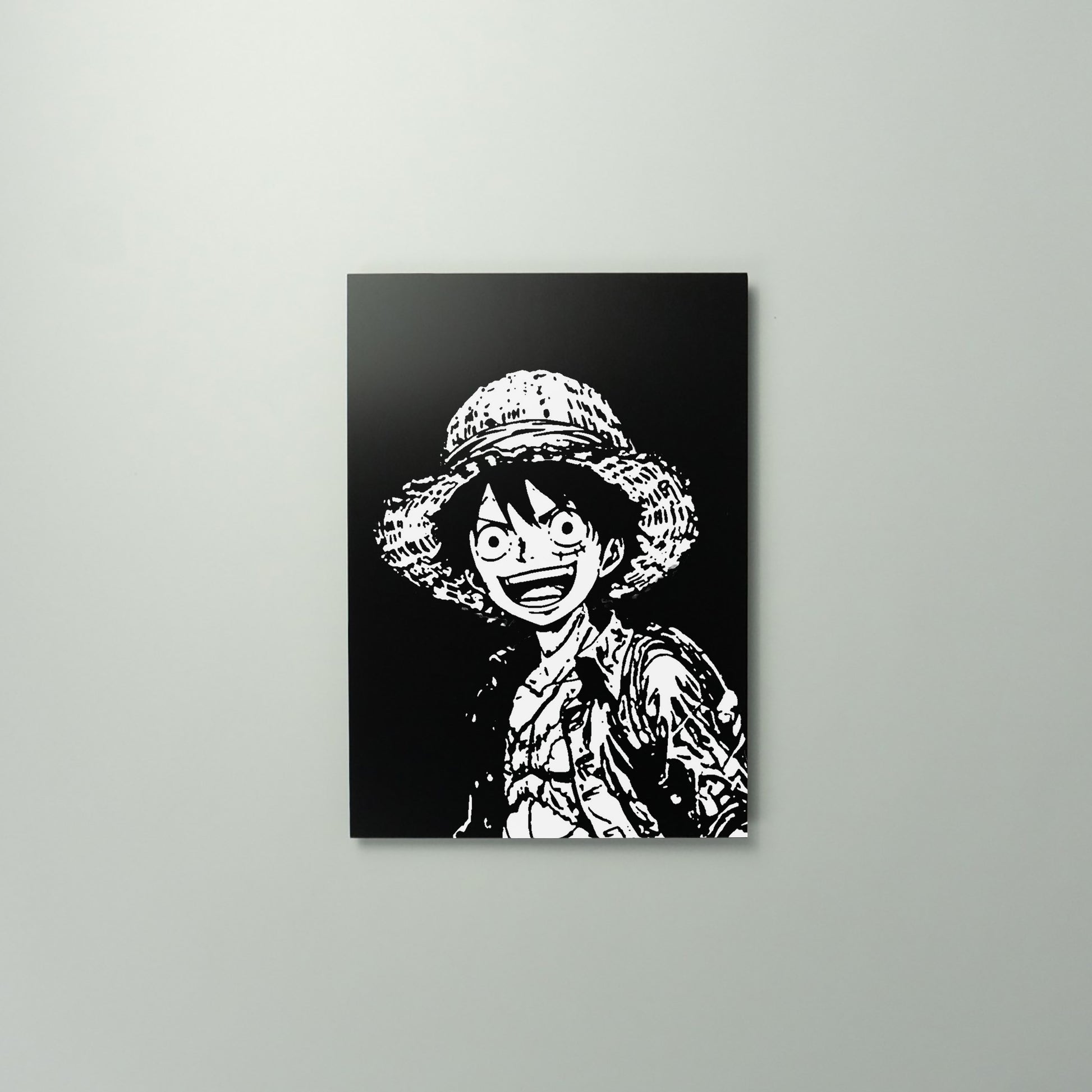 Monkey D Ruffy Epry Aluminium Bild.